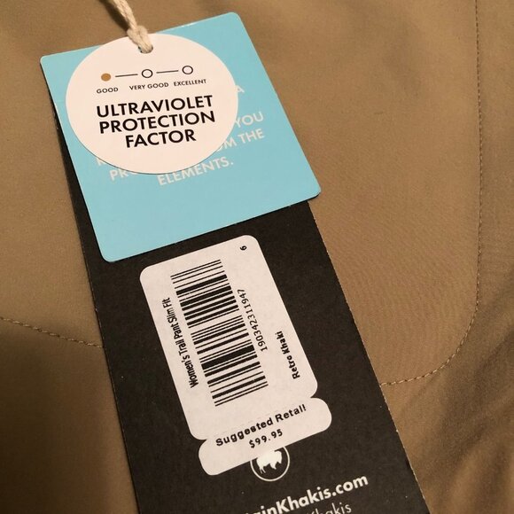 Mountain Khakis Trail Pants Women's 6 Stretch Cargo Classic Slim Fit Tan - Picture 4 of 10